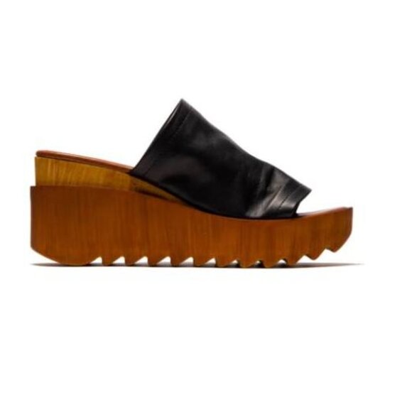 L'Intervalle Hiya Platorm Shoes Size 36 Black - Picture 2 of 3